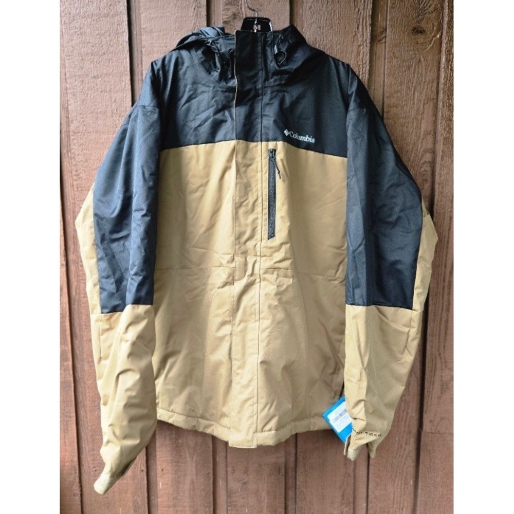 NWT Columbia Men's Hikebound Insulated Waterproof Jacket, Delta/Black, XXL
